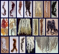 thumbnail navigation to mohair locks