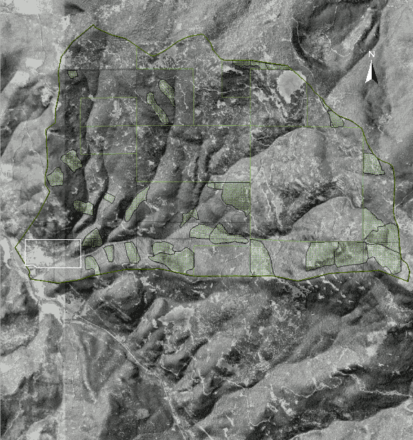 3D view of Joe Hall Watershed